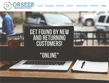 Tablet Screenshot of orseep.com